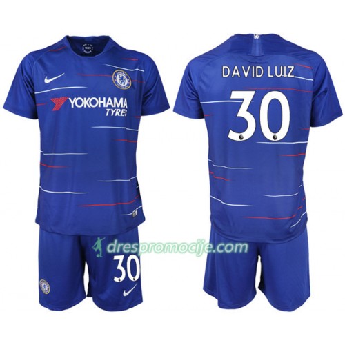 Chelsea Dres DAVID LUIZ 30 Dječji Domaći 2018/19 Kratkih Rukava Chelsea Dres DAVID LUIZ 30 Dječji Domaći 2018/19 Kratkih Rukava
